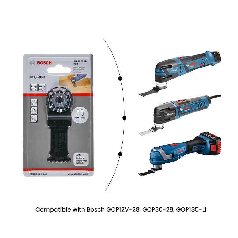 Oscillating Multi Tool - Bosch Starlock Oscillating Saw Blade AIZ