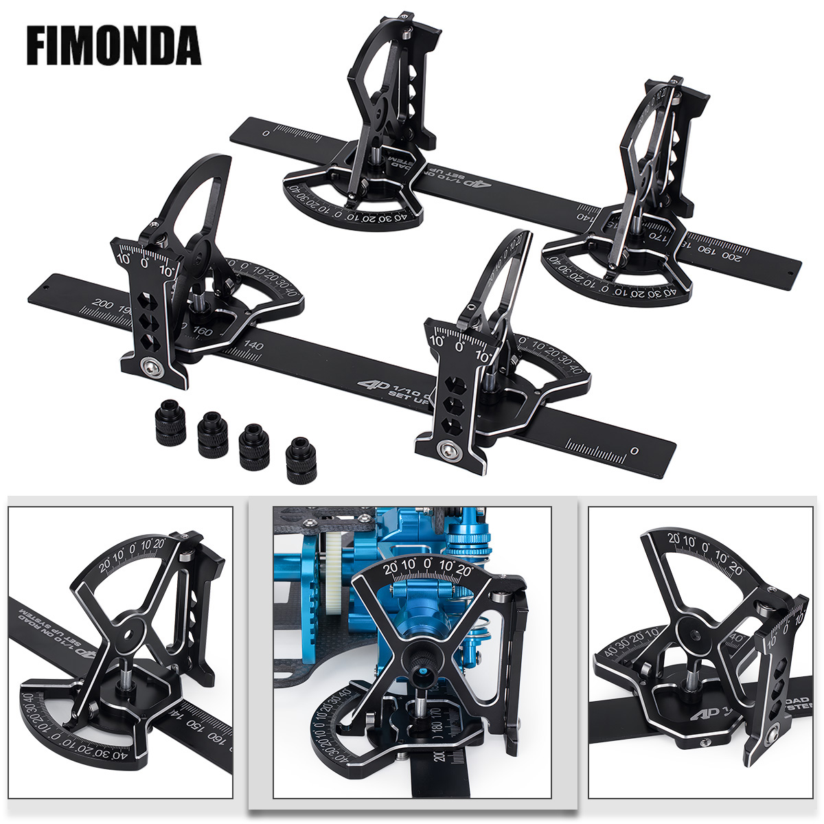 Power Tools Aldi - 1/10 On Road Aluminum 4D SET-UP