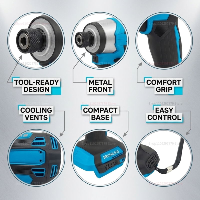 Cordless Brushless Impact Powe - đánh giá và giá Power Tools Construction