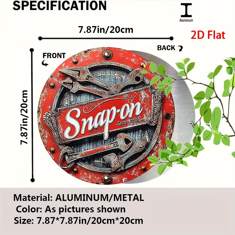 2D Flat 1pc Vintage Metal Sign - đánh giá và giá Power Tools Aldi