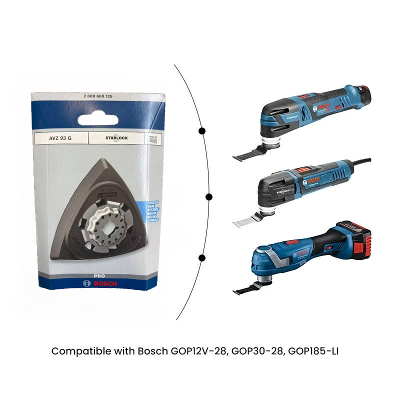 Bosch STARLOCK Sanding Plate A - đánh giá và giá Oscillating Multi Tool