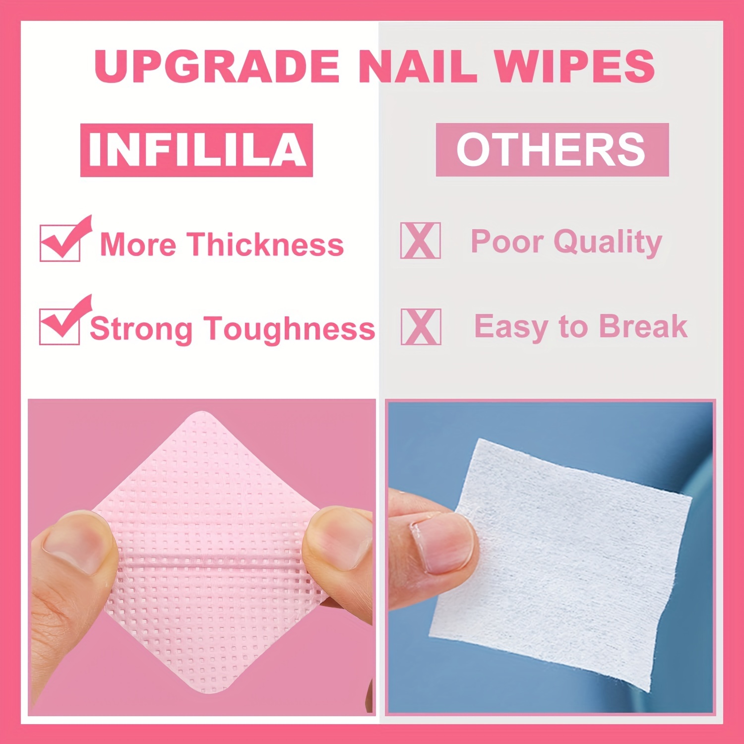 20/600pcs Lint-Free Nail Wipes - đánh giá và giá Power Tools Aldi