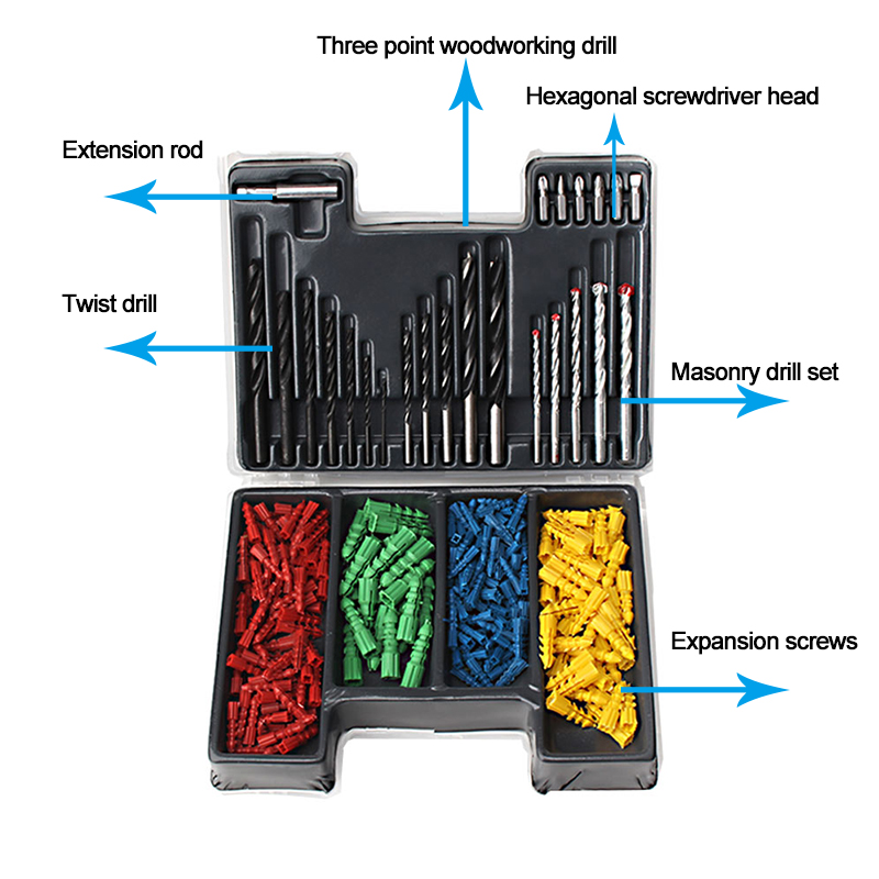 300pcs twist drill three point - đánh giá và giá Power Tools Construction