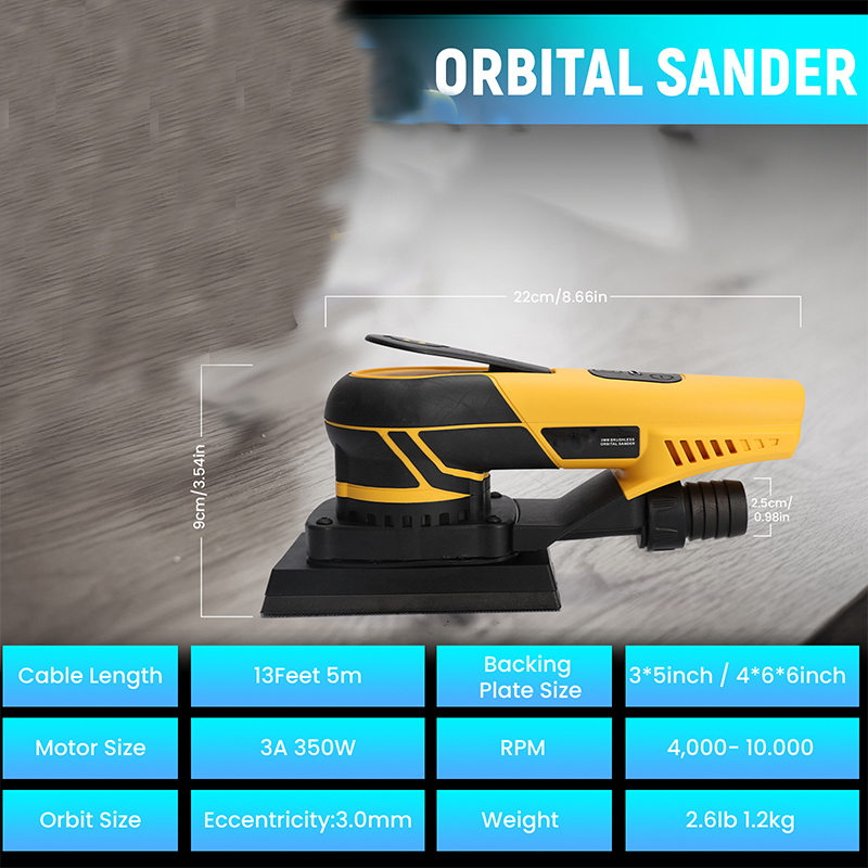 Electric Random Orbital Sander - đánh giá và giá Detail Sander Corner